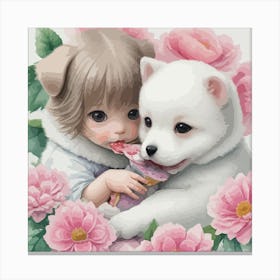 Puppy Love Canvas Print