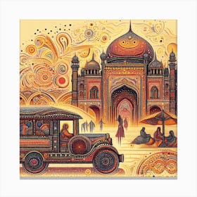 Taj Mahal Canvas Print