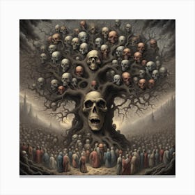 Tree Of deaths Canvas Print