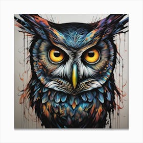 Owl852 Canvas Print