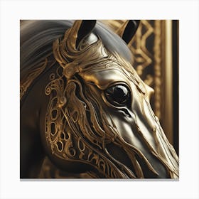 Horse Head 3d Canvas Print
