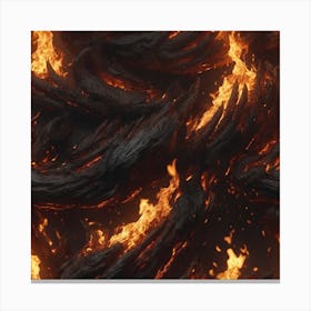 Fire background 4 Canvas Print