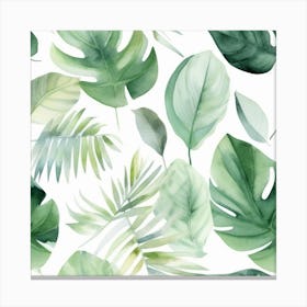 Tropical Leaves Canvas Print