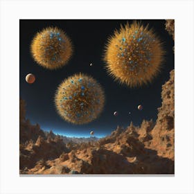 Rocky Planet Canvas Print