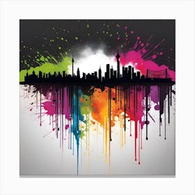 Toronto Skyline Canvas Art Canvas Print