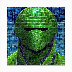 Green Warrior Canvas Print