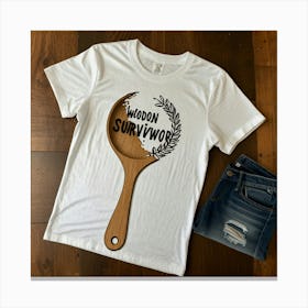 Default Wooden Spoon Survivor Tshirt 0 Canvas Print