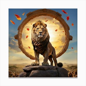 Lion King Canvas Print