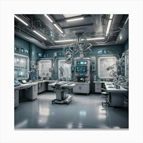 Futuristic Medical Room 1 Canvas Print