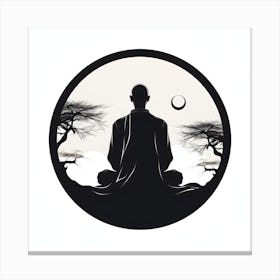 Buddha In Meditation 2 Canvas Print