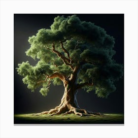 Tree Stock Videos & Royalty-Free Footage 1 Canvas Print