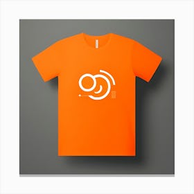 Orange T - Shirt 1 Canvas Print