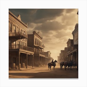 Wild West Canvas Print