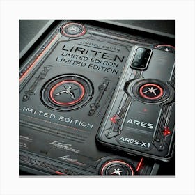 A Futuristic Limited Edition Certificate For The Ares X1 Canvas Print