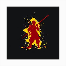 Samurai Warrior - Bo Staff - Wushu - Martial Arts 10 Canvas Print