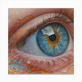 Eye Of A Woman Canvas Print