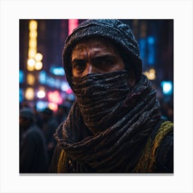 A Freedom Protester Canvas Print