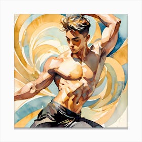 Dancer In Motion 1 Canvas Print