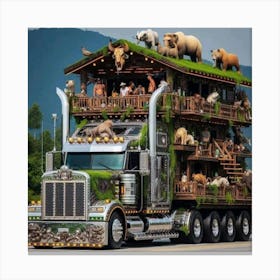 Big Rig Canvas Print