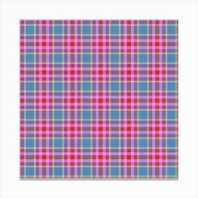 Plaid Fabric 202 Canvas Print