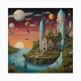 'The Castle' Canvas Print