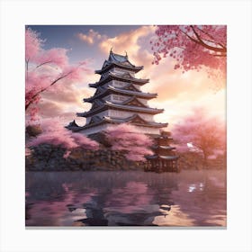 Japanese Pagoda Canvas Print