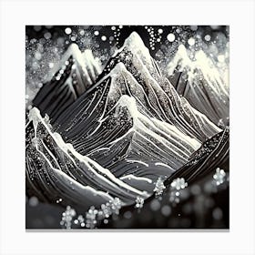 Firefly An Illustration Of A Beautiful Majestic Cinematic Tranquil Mountain Landscape In Neutral Col 2023 11 22t235248 Canvas Print