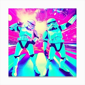 Stormtrooper Disco 1 Canvas Print