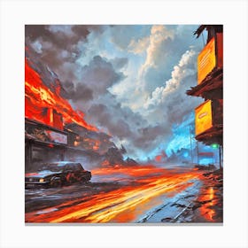 Apocalypse City 3 Canvas Print