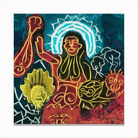 'Native American Woman' 1 Canvas Print