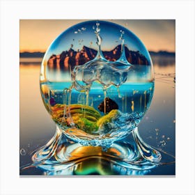 Magic Water Canvas Print