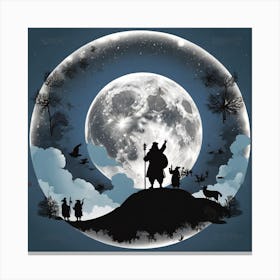 Full Moon Canvas Print