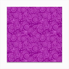 Purple Paisley Canvas Print