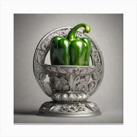 Green Pepper 12 Canvas Print