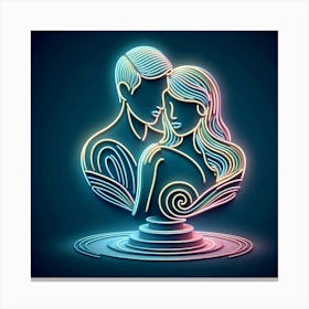 A man and woman 5 Canvas Print