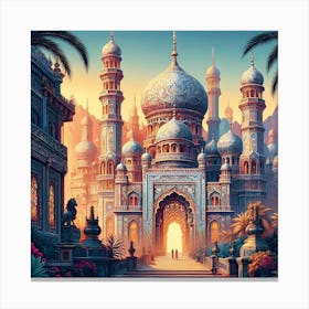 Islamic Palace Canvas Print