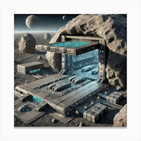 Hidden Launch Pads Canvas Print