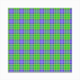 Plaid Fabric 44 Canvas Print