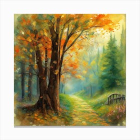 Autumn Path 2 Canvas Print