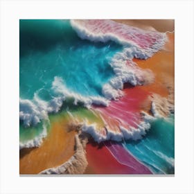 Rainbow Ocean Canvas Print