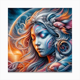 Mermaid 6 Canvas Print