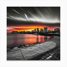 Long Exposure Cityscape Canvas Print