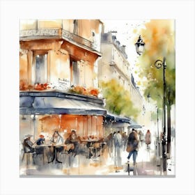 Paris Cafe 7 Canvas Print