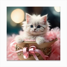 Cute Kitten Canvas Print