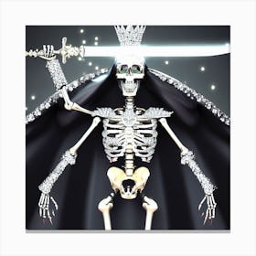 Skeleton Queen 6 Canvas Print