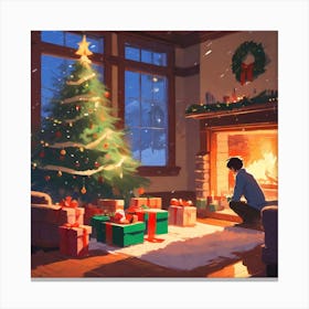 Christmas Tree 33 Canvas Print