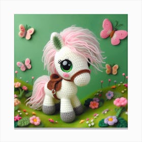 Amigurumi, Horse 2 Canvas Print