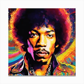 Jimi Hendrix 4 Canvas Print