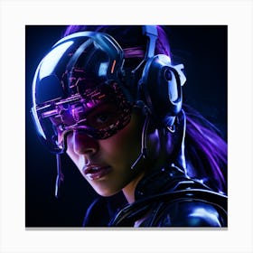 Futuristic Woman 4 Canvas Print