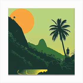 Sunset In Brazil 1 Canvas Print